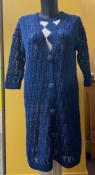 GILET ET TOP CREALINO BLEU MARINE