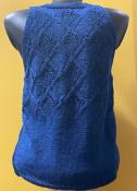 GILET ET TOP CREALINO BLEU MARINE