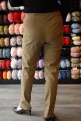 PANTALON DROIT MADE IN SENS CAMEL